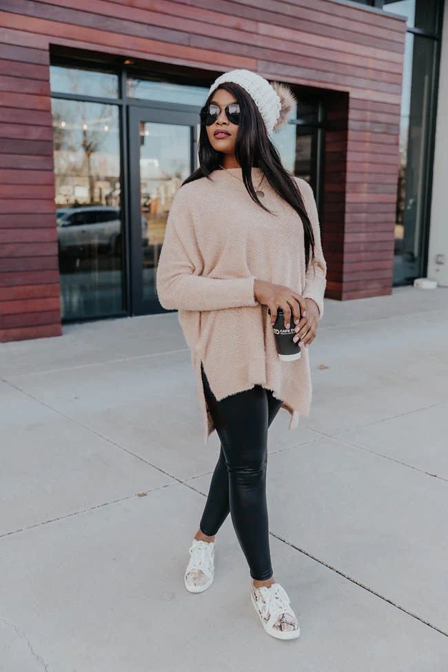 Uncomplicate My Life Taupe Pullover | The Pink Lily Boutique