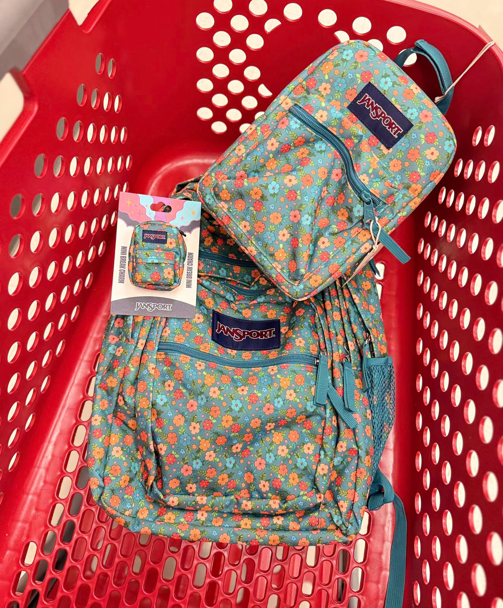 NEW! Floral JanSport book bag, lunchbox and matching mini bag charm keychain omg 😍🌸💐
-

#target #targetfinds #targetmom #girlmom #backtoschool #backtoschoolfinds #girlsbookbag 

 #LTKmomlife #LTKKids