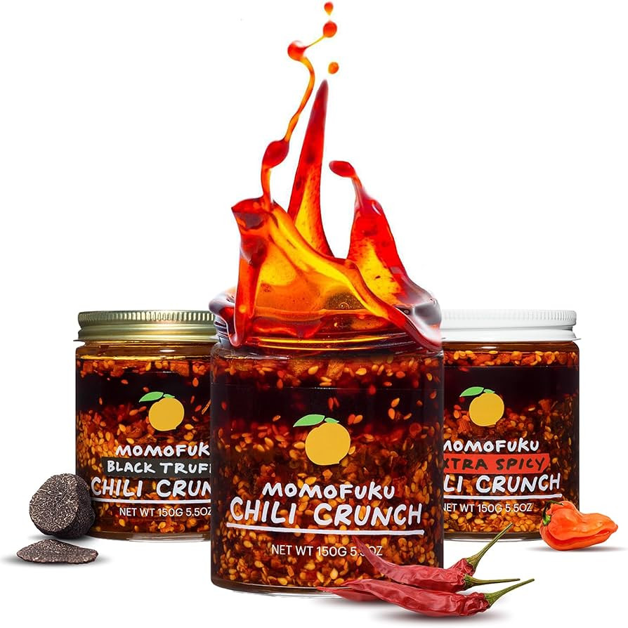 Momofuku Chili Crunch Variety Pack by David Chang, 3 Pack (5.5 Ounces Each), Chili Oil with Crunc... | Amazon (US)