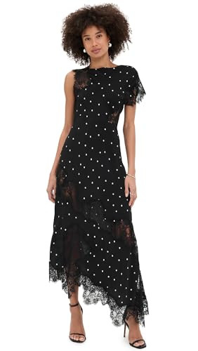ALC Women's Alessia Dress, Black/Cream, 8 | Amazon (US)