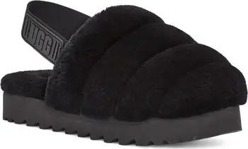 Super Fluff Genuine Shearling Slingback Slipper | Nordstrom Rack