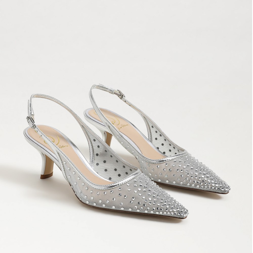 Bianka Mesh Slingback Heel | Sam Edelman