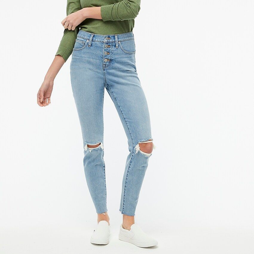 10" high-rise skinny jean in all-day stretch | J.Crew Factory