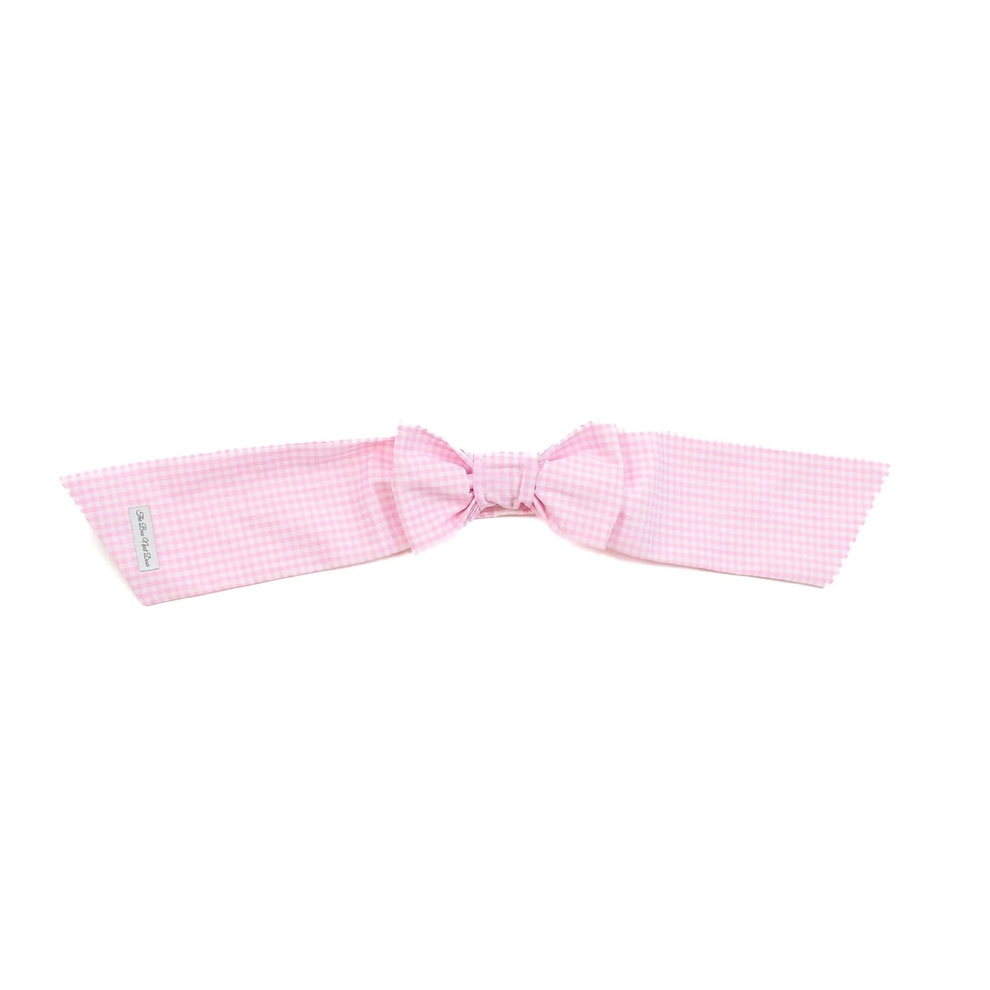 The Bow Next Door Pink Gingham Easter Basket Bows | JoJo Mommy