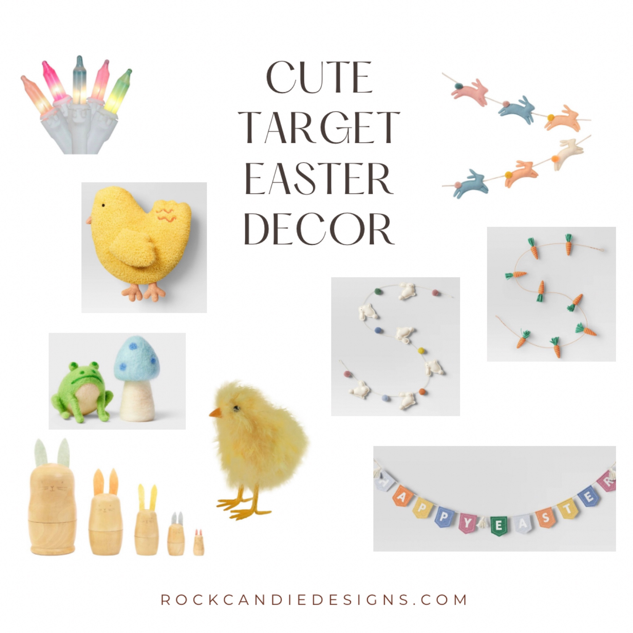 The cutest Easter and Spring home decor! Garland and a happy Easter banner, frogs and mushrooms and bunnies that stack! I also can’t get enough of those pastel lights…what a great way to welcome Spring into your home!

#LTKhome #LTKSeasonal #LTKSpringSale