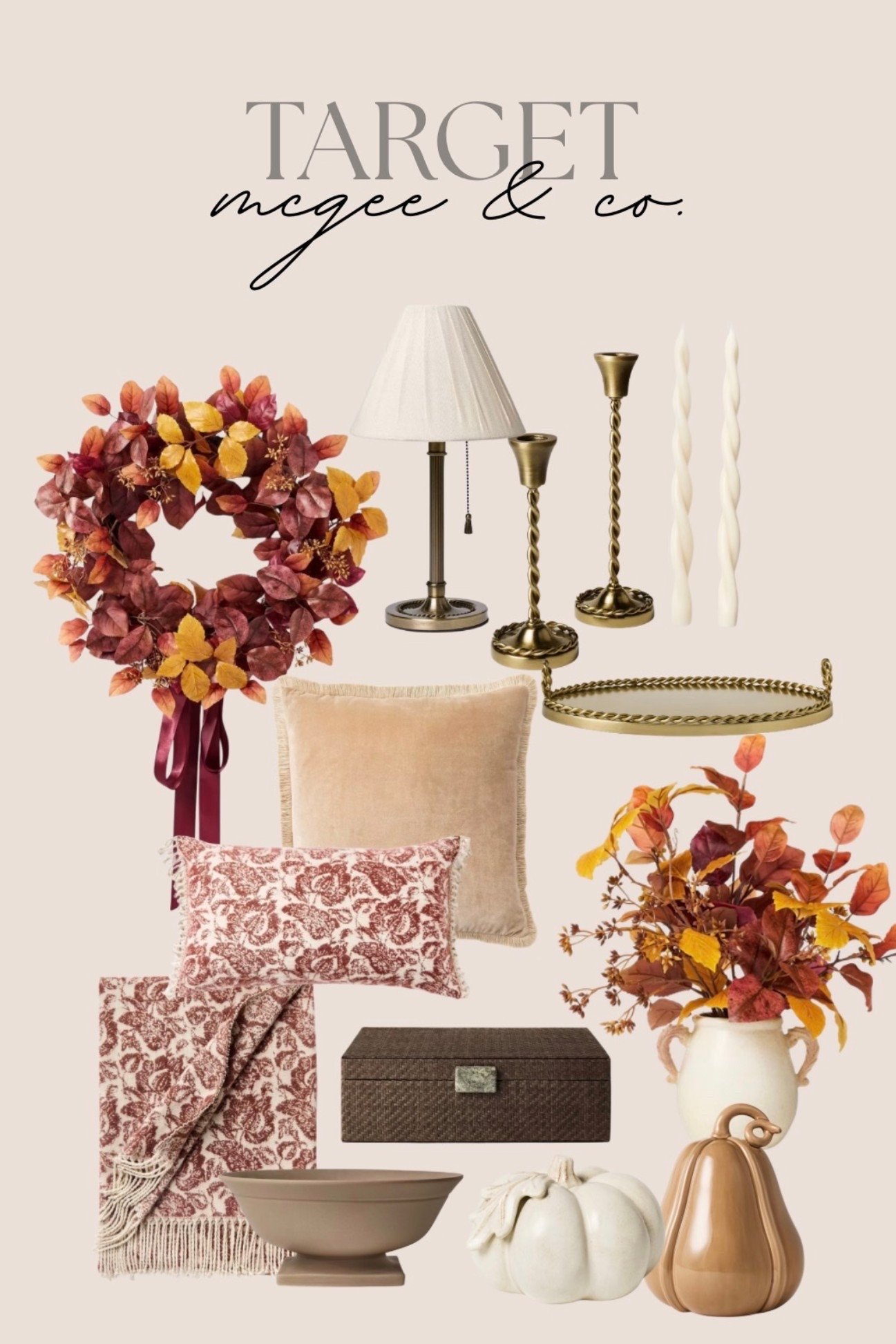 NEW McGee & Co. @Target fall arrivals 🤎

#mcgeeandco #homefinds #falldecor #newfalldecor #targethome #targetfinds #targetmcgeeandco #targetfallarrivals #targetnewarrivals #fallhomefinds #fallwreaths #falldecorativeobjects #fallflorals #fallpillows #throwblanket #kitchenlamp #trending #topsellers #target

#LTKHome #LTKSeasonal #LTKdayinmylife