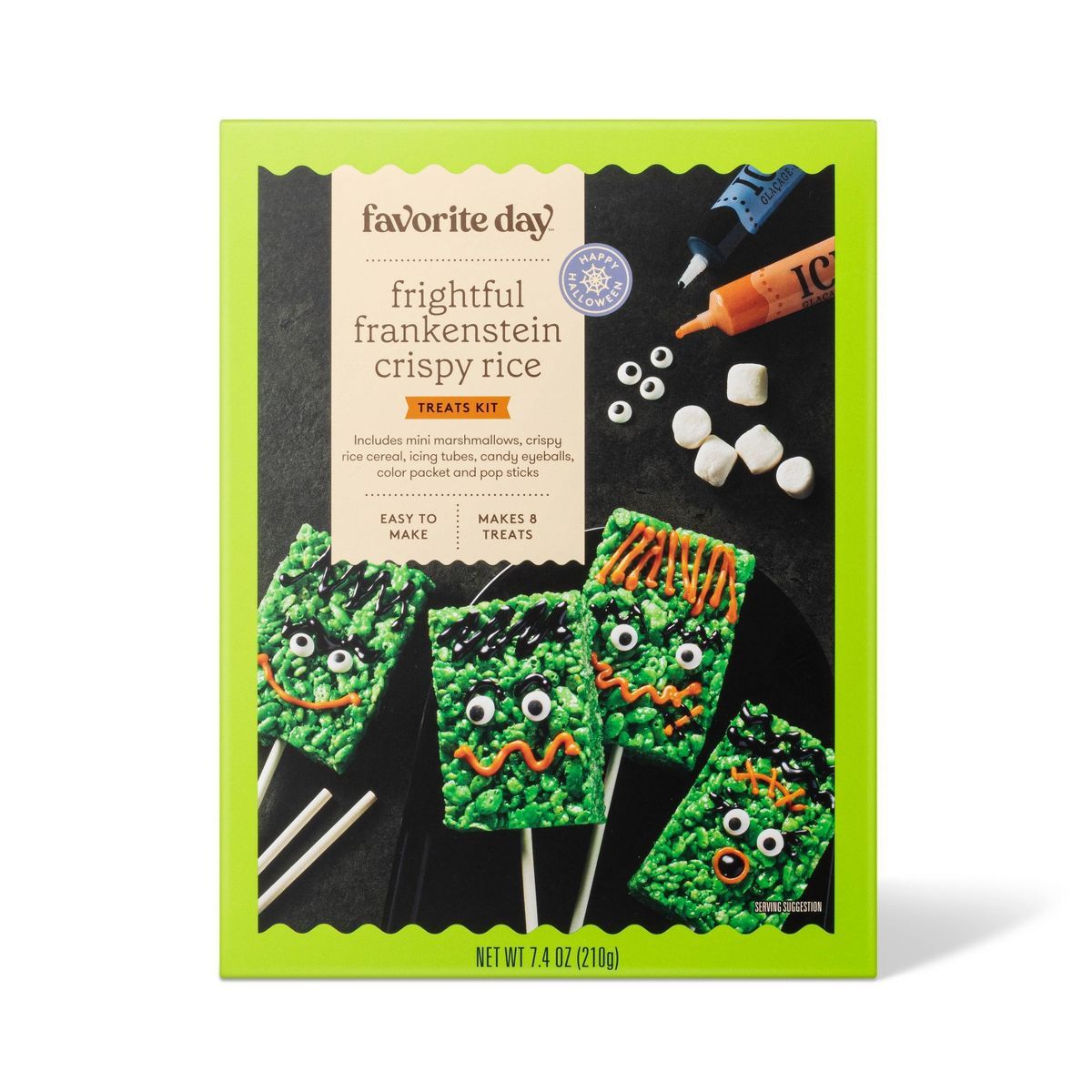 Frankenstein Crispy Rice Kit - 8.9oz - Halloween - Favorite Day™ | Target