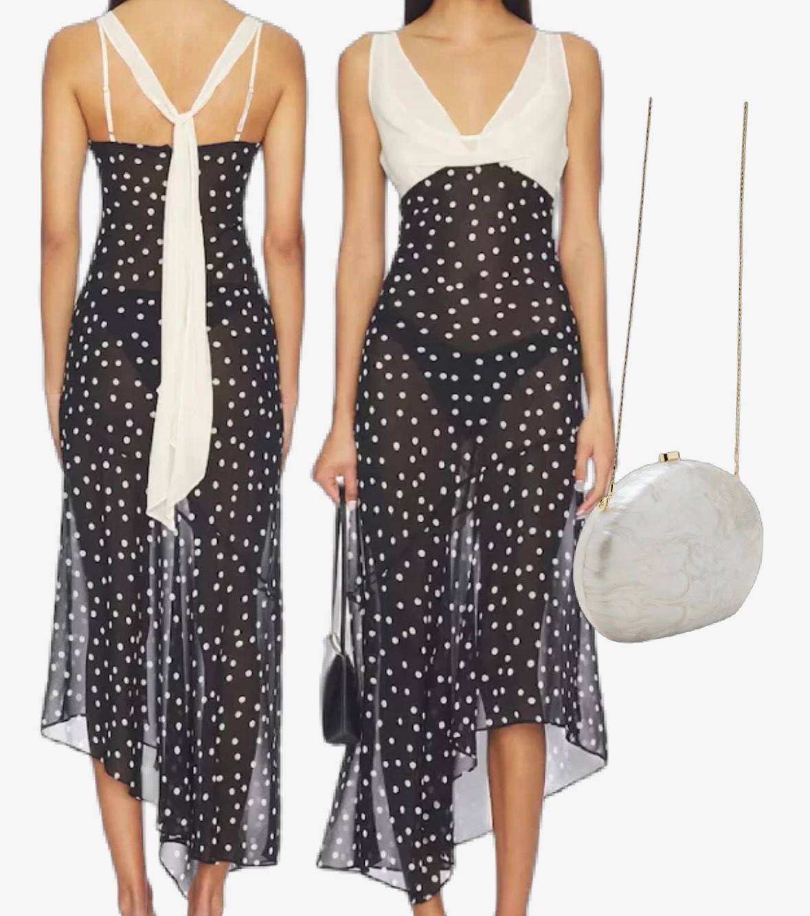 Holiday outfit inspiration wearing polkadot dress perfect for a beach club ☀️ 

#LTKstyletip #LTKtravel #LTKsummer