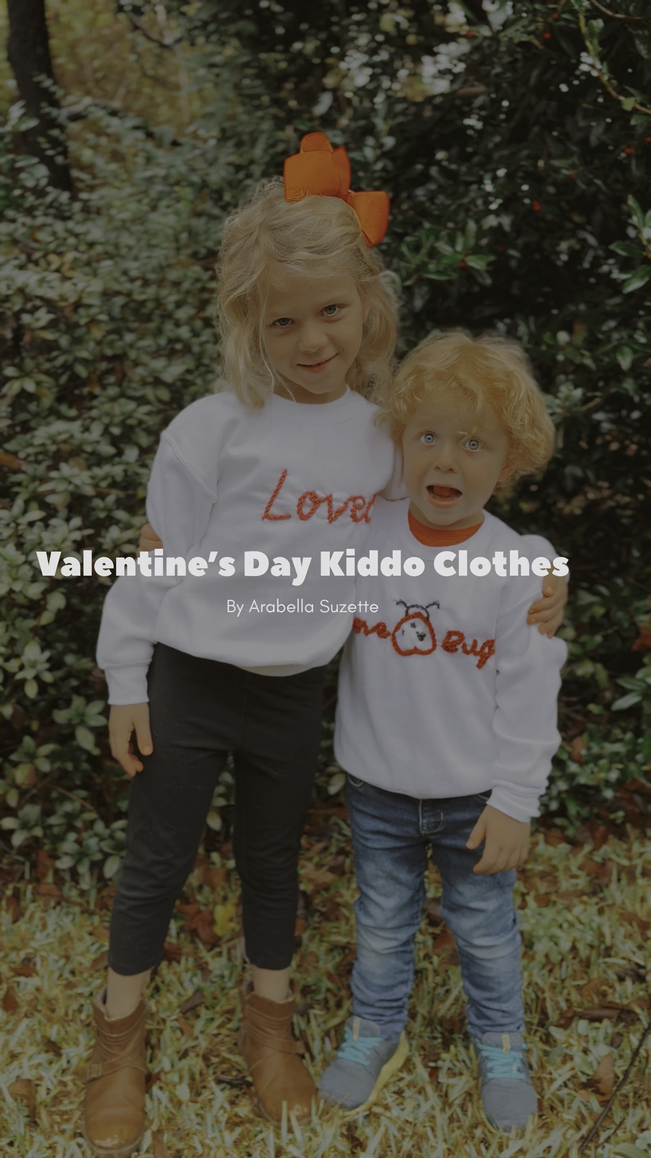 Adorable brand alert! Arabella Suzette has the cutest Valentine’s Day collection for kiddos! Offering hand-embroidered sweatshirts for your little love bugs! Comfy and adorable grab these pieces in time for Valentine’s Day for the cute boys + girls in your family! 💕 

#arabellasuzette

#LTKGiftGuide #LTKWatchNow #LTKSeasonal
