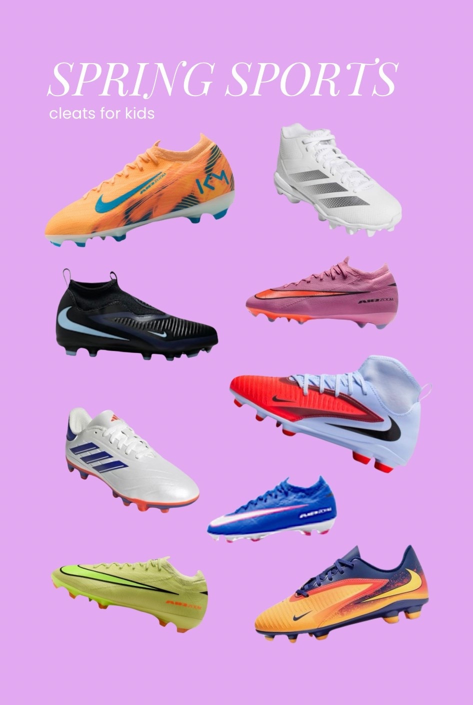 Get those Spring cleats before the sizes run out! 

Soccer, flag-football, baseball, softball, and more! Spring sports will be here before you know! ⚽️⚾️🥎🏈

#LTKmomlife #LTKKids #LTKActive