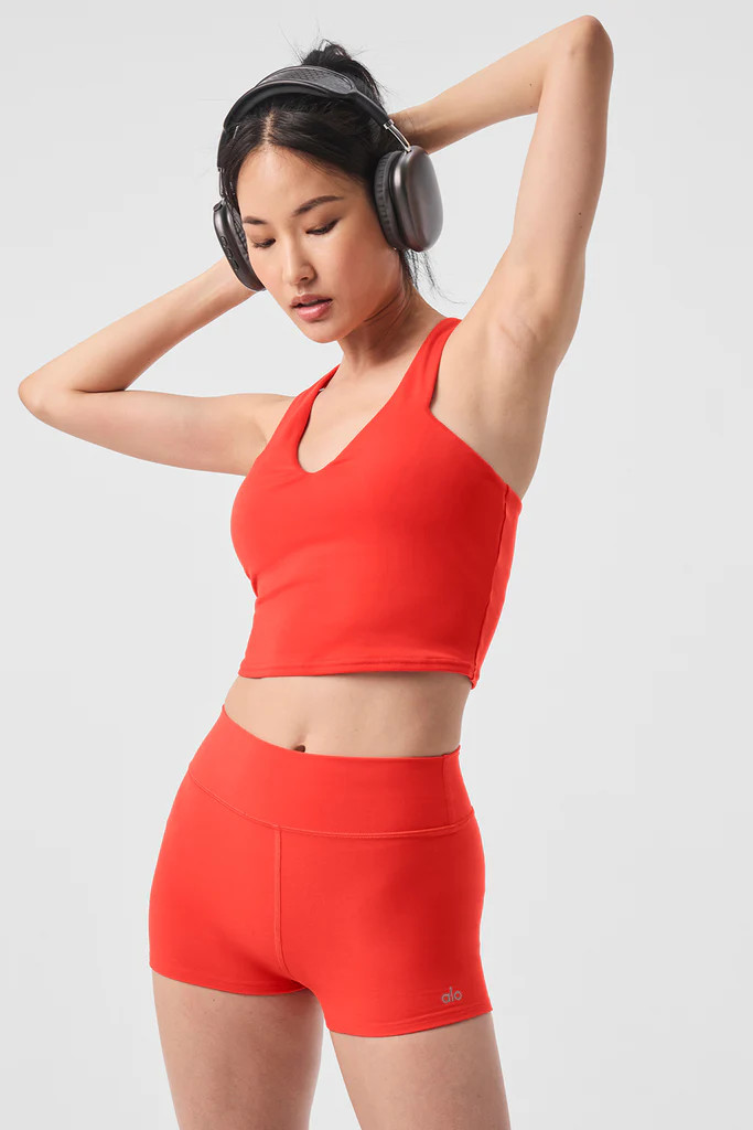 Real Bra Tank - Red Hot Summer | Alo Yoga (US)
