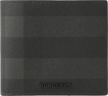 Burberry Check Coated Canvas Bifold Wallet | Nordstrom | Nordstrom