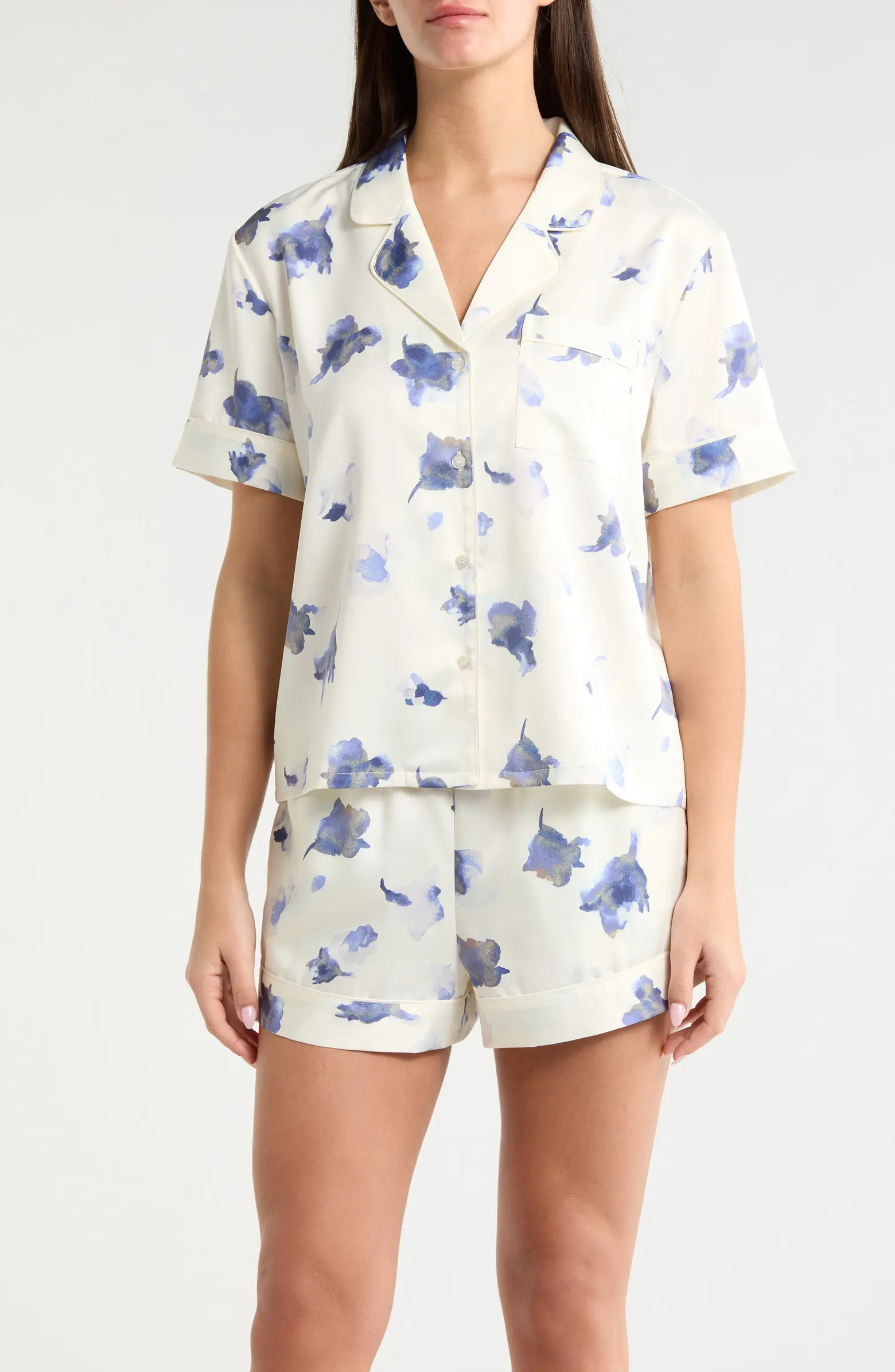 Satin Short Pajamas | Nordstrom