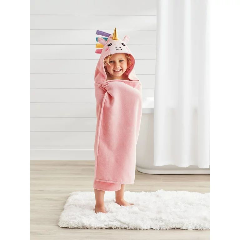 Your Zone Kids Unicorn Hooded Towel | Walmart (US)
