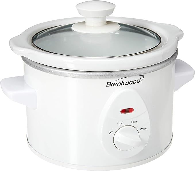 Brentwood Slow Cooker, 1.5 Quart, White | Amazon (US)