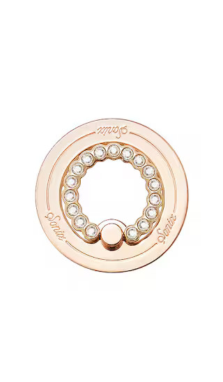 Magnetic Removable Phone Ring in Gold & Clear | Revolve Clothing (Global)