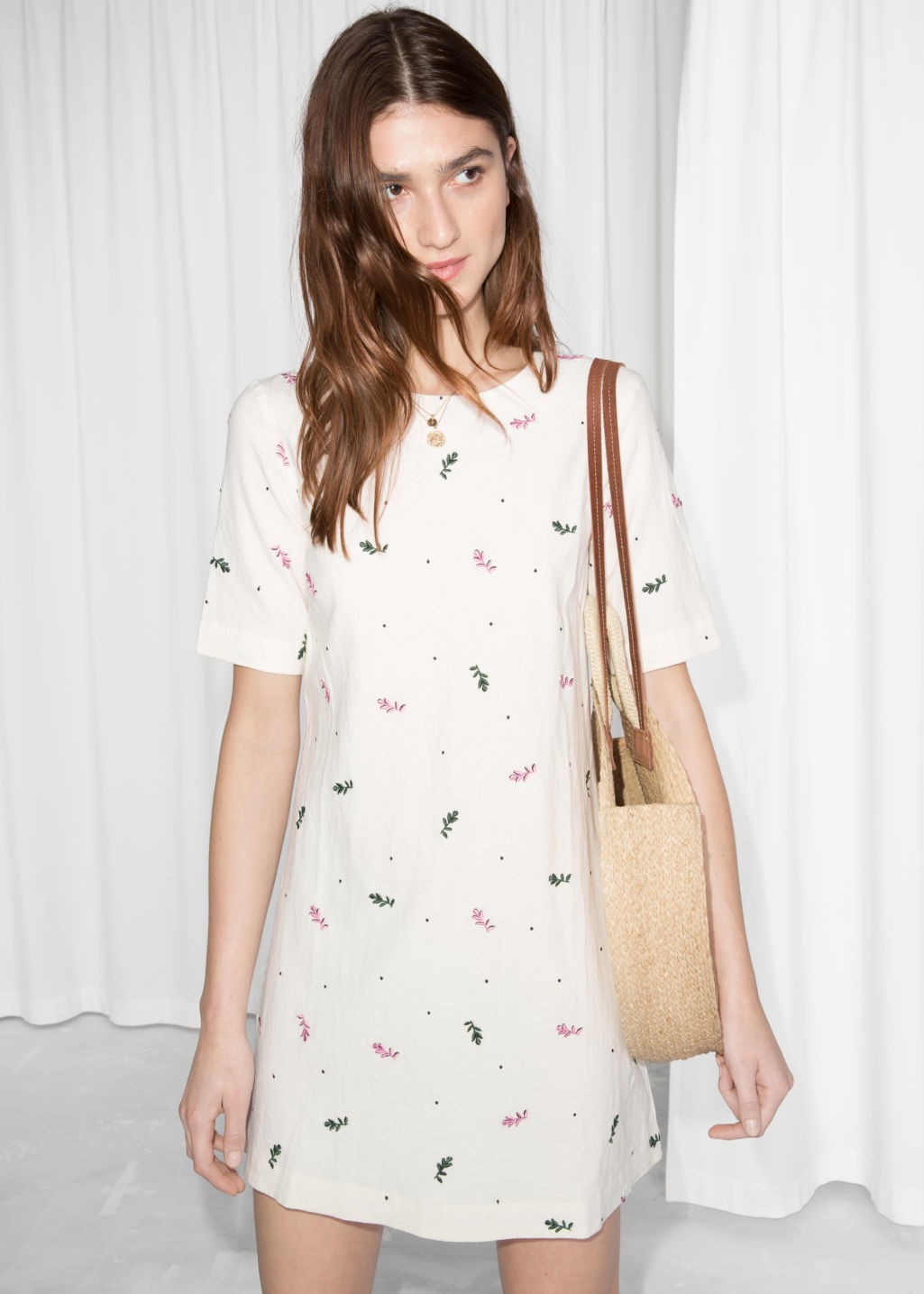 Linen Blend Dress - White - Dresses - & Other Stories GB | & Other Stories (EU + UK)