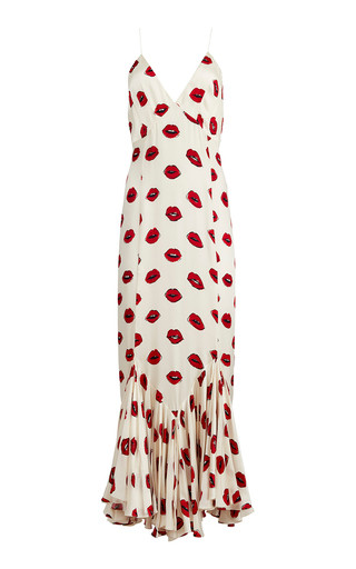 Candita Scarf-Detailed Printed Twill Maxi Dress | Moda Operandi (Global)