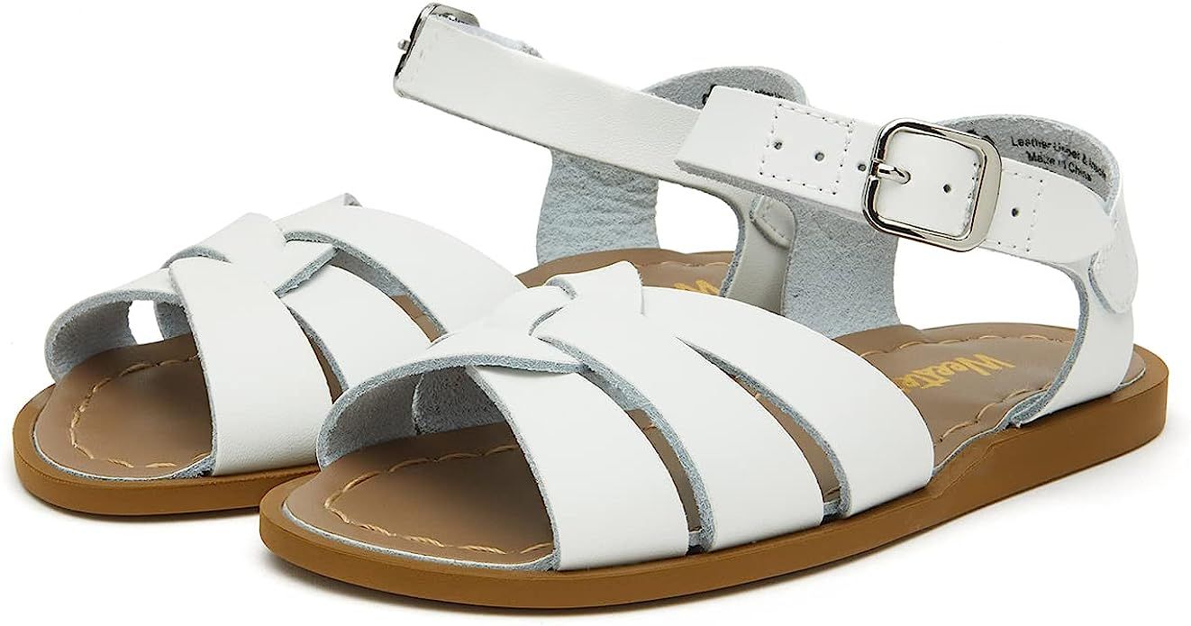 Weestep Gilrs Hook and Loop Leather Classic Water Sandal | Amazon (US)