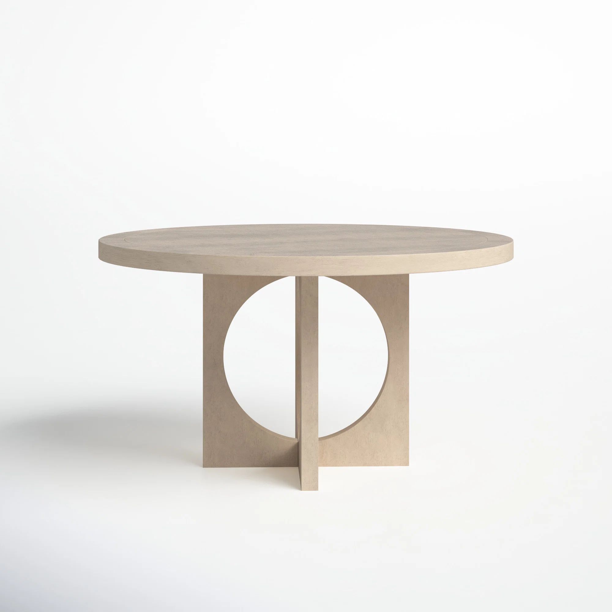 54'' Mango Solid Wood Pedestal Dining Table | Wayfair North America
