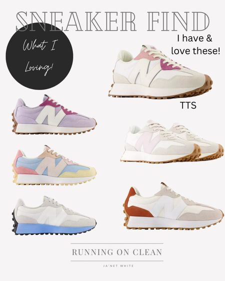 New Balance 327 sneakers all colors are linked under these two images 
$99 sneakers
Gift idea
Gift guide
Loving all these new colors

True to size 

#LTKGiftGuide #LTKfindsunder100 #LTKshoecrush