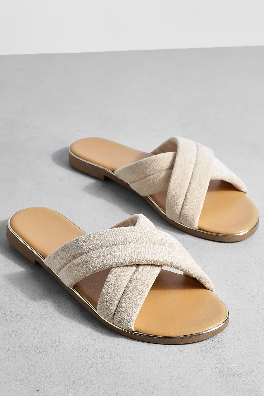Crossover Strap Mules | Boohoo.com (UK & IE)