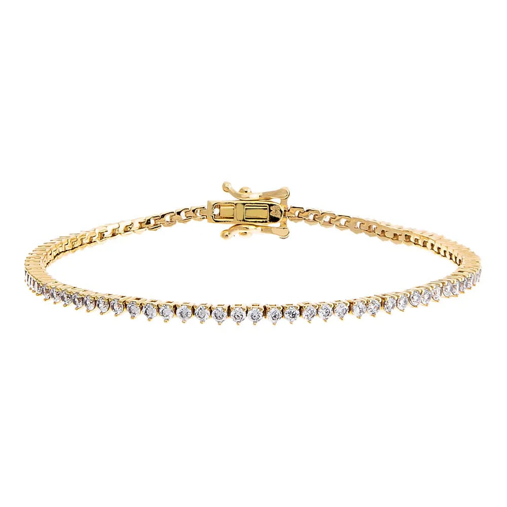 Baby Serafina Gold Tennis Bracelet | Corace Collection
