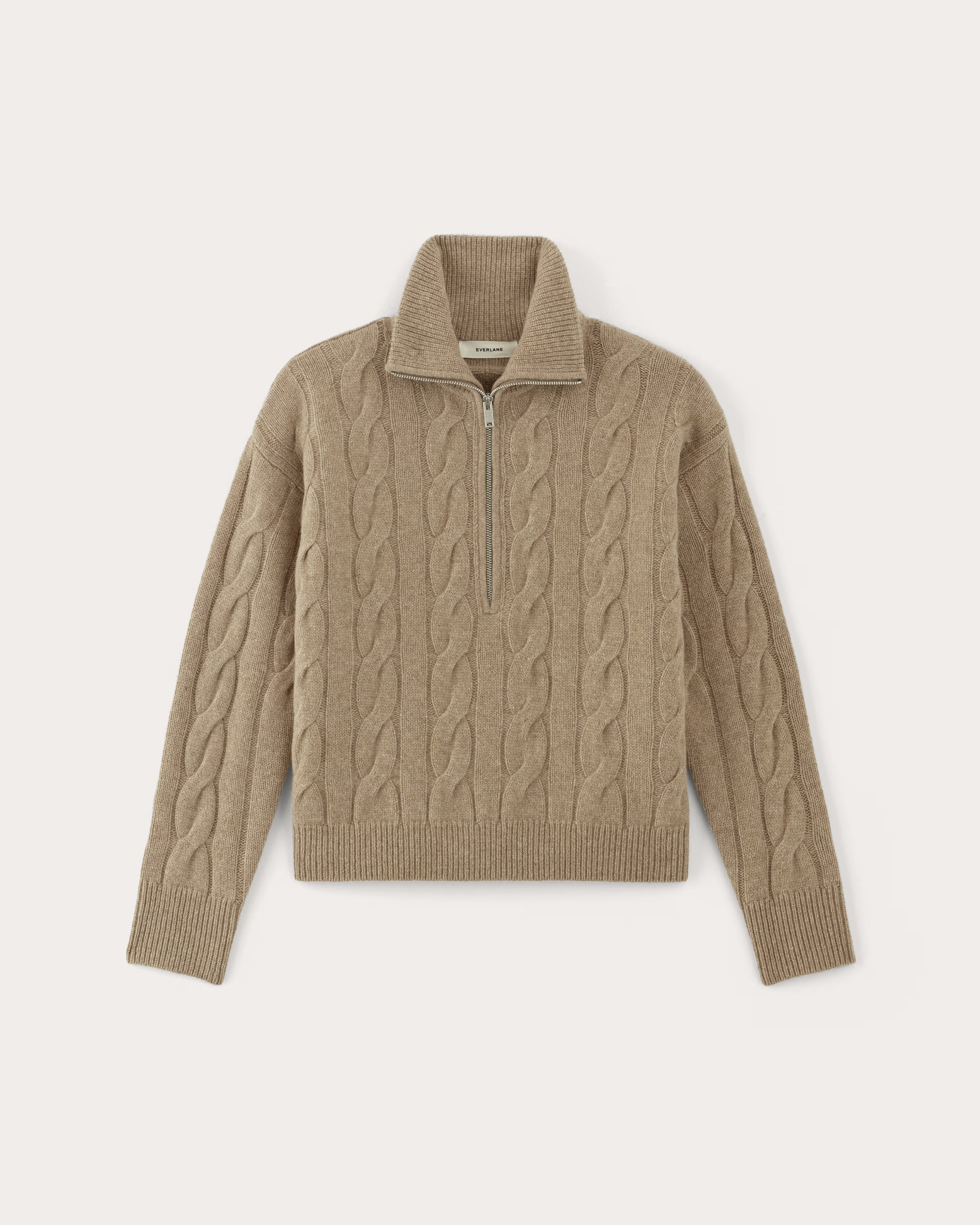The Cable Half-Zip in Luxe Merino | Everlane