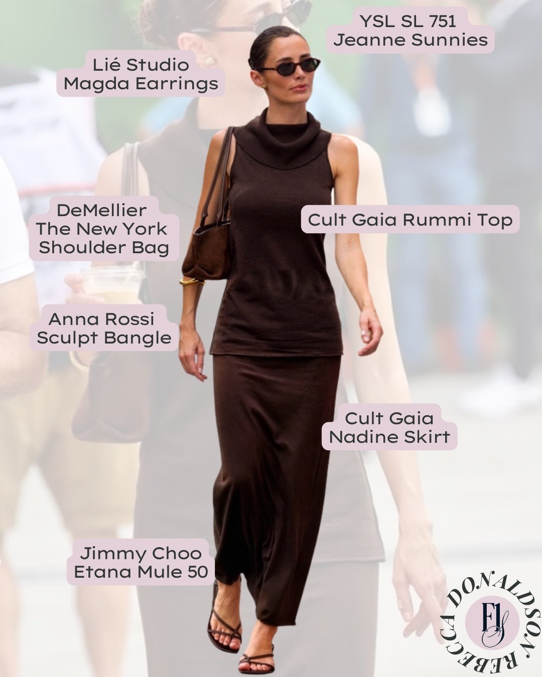 Rebecca Donaldson proving once again that classic doesn’t mean predictable. A brown Cult Gaia look made effortless in Singapore.

#RebeccaDonaldson #CarlosSainz #SingaporeGP #CultGaia #F1Styled #F1WAGStyle #WAGStyle #f1wag #f1wagfashion #LTKstyle #TracksideStyle 