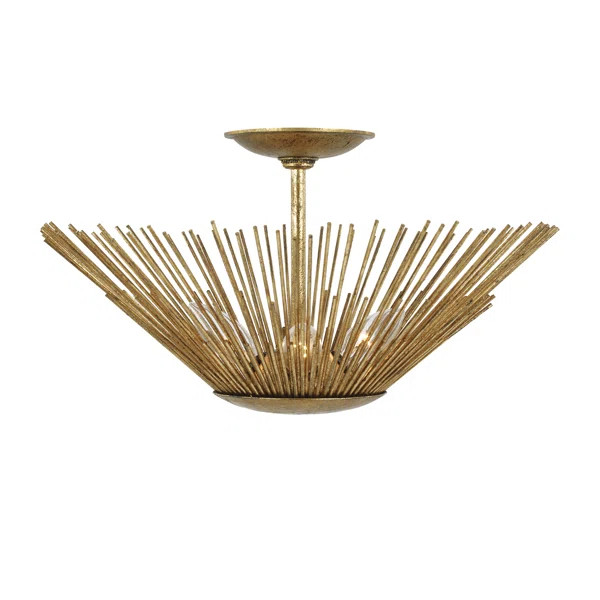 Helios 3 - Light Semi Flush Mount by Alexa Hampton | Wayfair North America