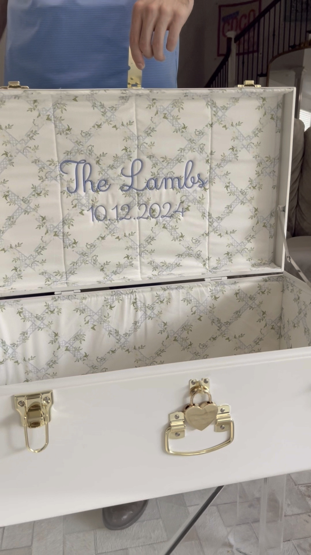 My custom bridal trunk from Petite Keep 🤍✨

#LTKWedding #LTKHome #LTKFamily