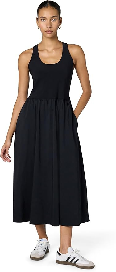 Sweaty Betty Women's Athletic Lightweight Explorer Ribbed Racer Back Dress | Amazon (US)
