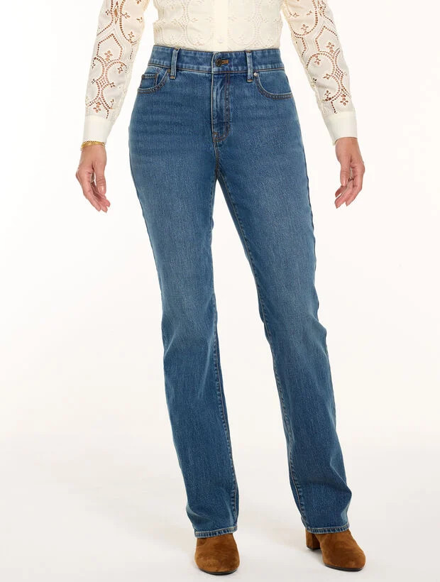 Barely Boot Jeans - Esme Wash - Curvy Fit | Talbots