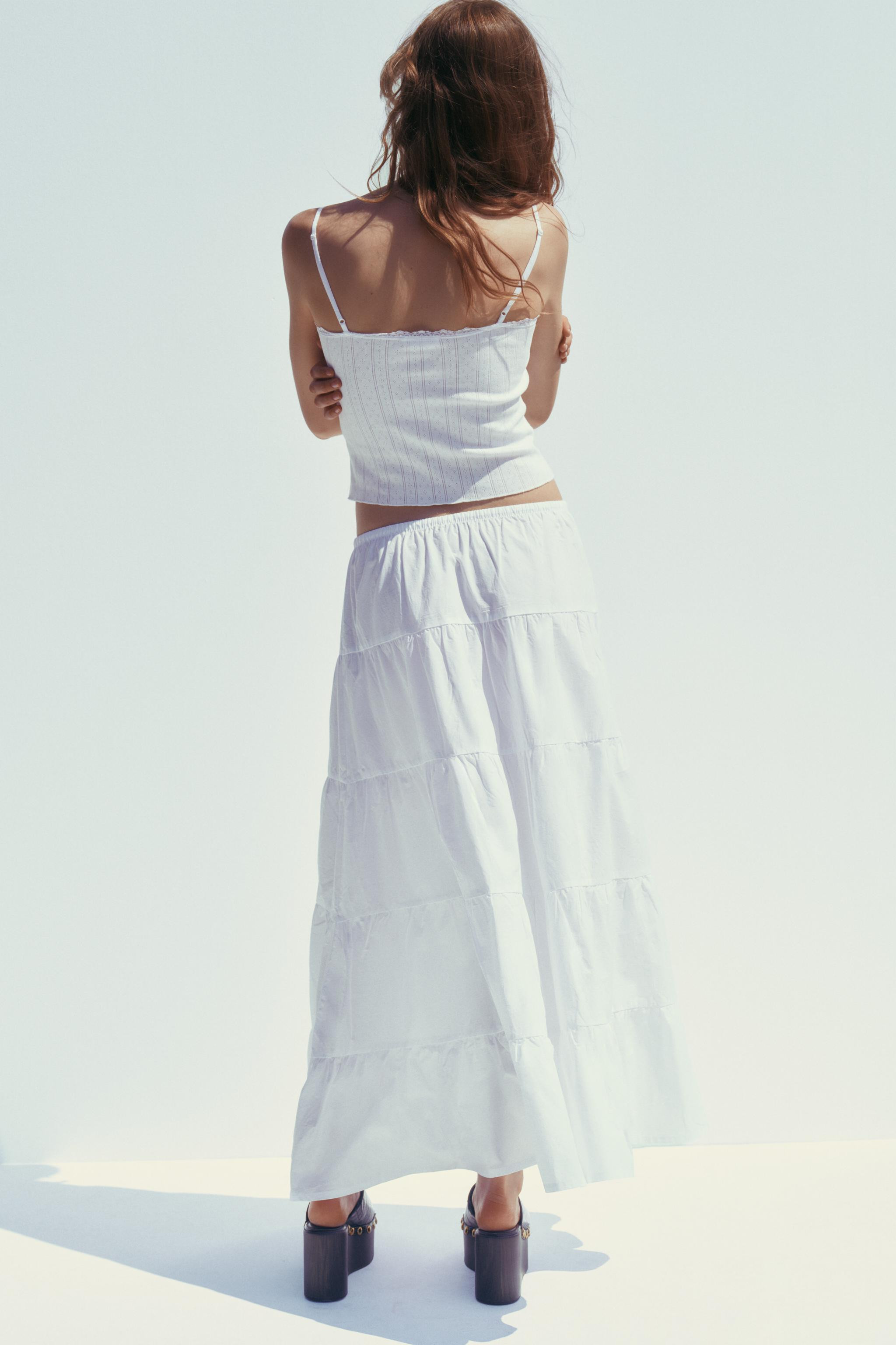 TIERED MAXI SKIRT | Zara US