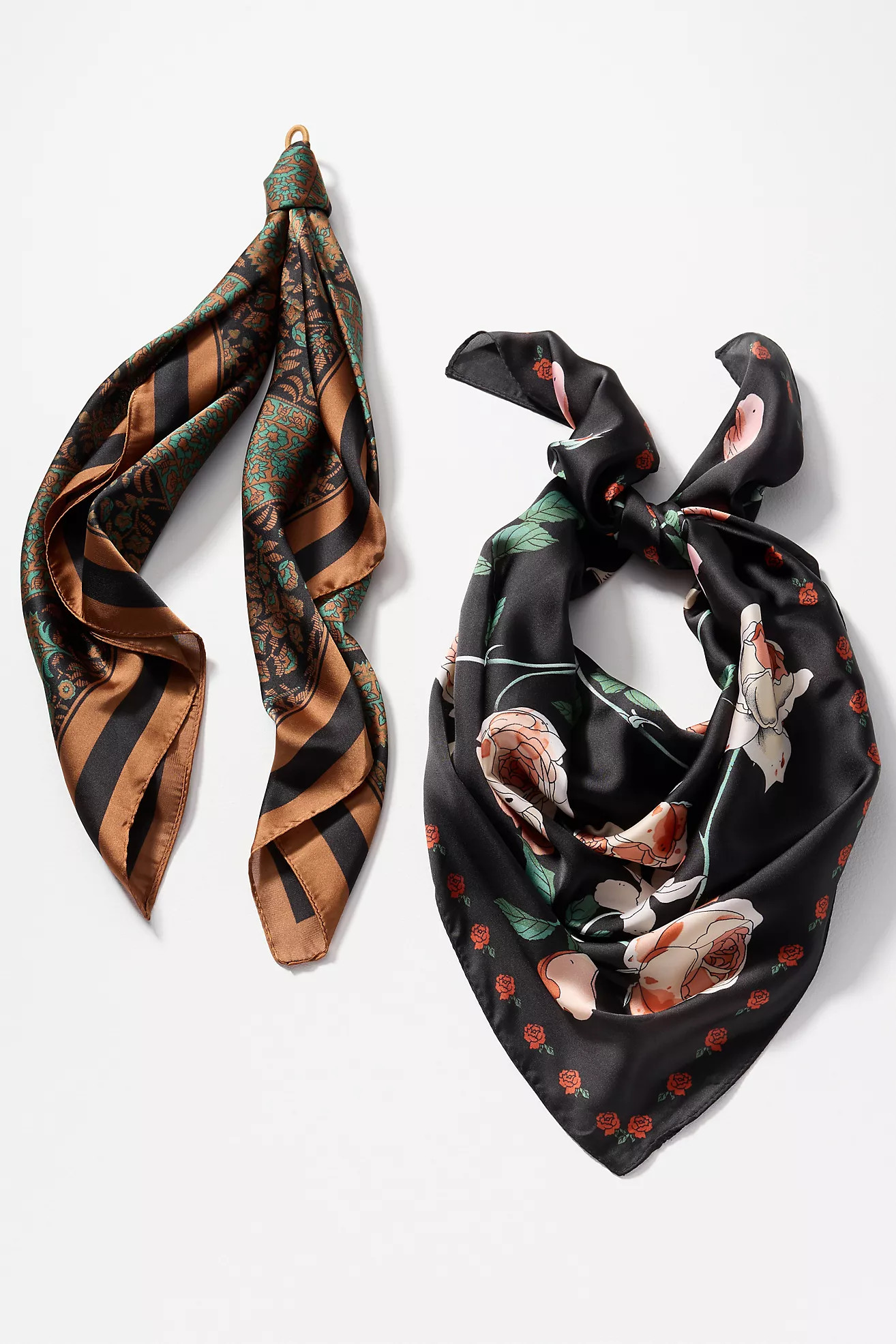 Printed Hair Scarves, Set of 2 | Anthropologie (US)