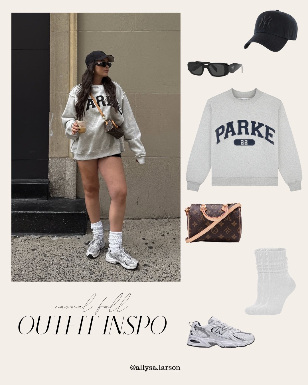 Casual oversized sweatshirt outfit for fall styled with a black baseball cap and the comfiest sneakers from new balance 

#LTKShoeCrush #LTKSeasonal #LTKStyleTip