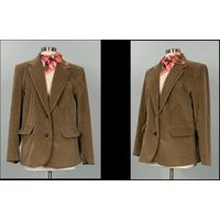 1980S Allison Smith Light Brown Corduroy Blazer With Elbow Patches - Size 10/12 80S Preppy Solid Cla | Etsy (US)