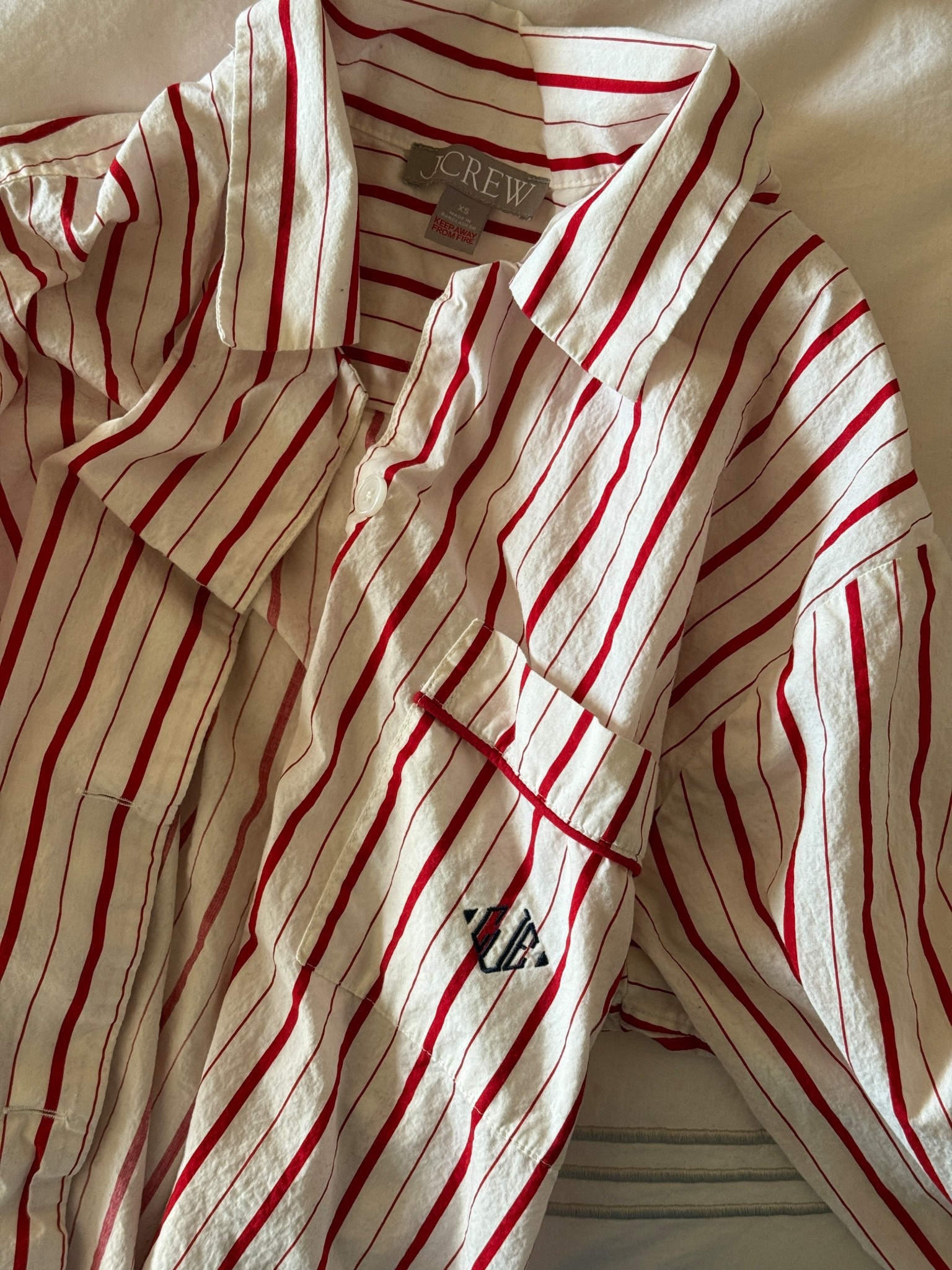 I told you guys I’m SO into anything embroidered, personalized or monogrammed and with #Jcrew I found all of the above!

I grabbed these PJs before the holidays but to make them a little more multi-seasonal opted for a navy thread for my initials. I’m obsessed when I wear these to bed!

100% cotton, 100% custom. Can’t lose. ♥️ 

#LTKPetite #LTKSaleAlert #LTKFindsUnder100