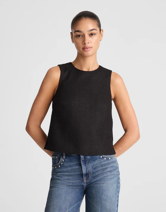 Boxy Shell Top in Tweed | Madewell