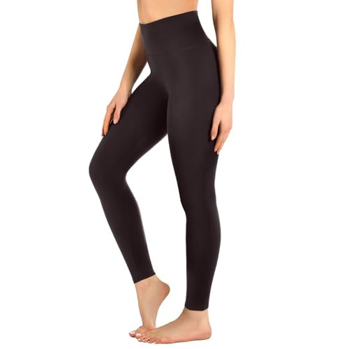 Ipletix High Waisted Leggings for Women Buttery Soft Yoga Pants Brown | Amazon (US)