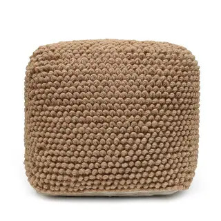 Stekar Boho Handcrafted Tufted Fabric Cube Pouf by Christopher Knight Home | Bed Bath & Beyond