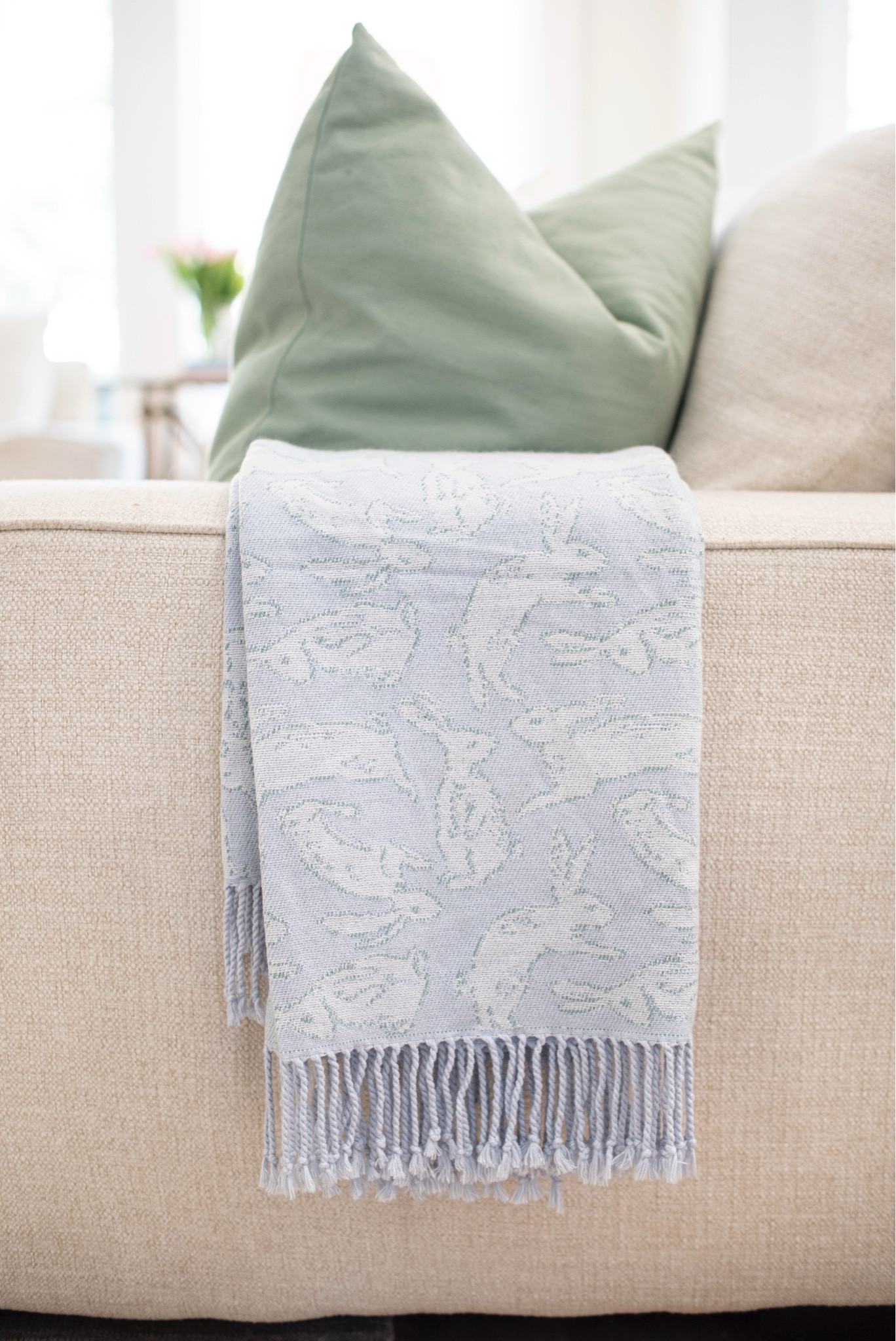 Blue and white Easter bunny throw blanket 

#LTKSpringSale #LTKhome #LTKSeasonal