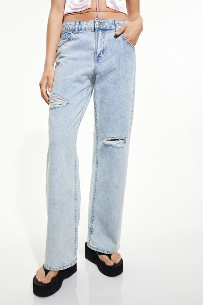 Wide Low Waist Jeans | H&M (US + CA)