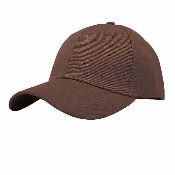 Glory Max Plain Solid Baseball Cap Sun Visor Adjustable Ball Hat Baby Brown | Walmart (US)