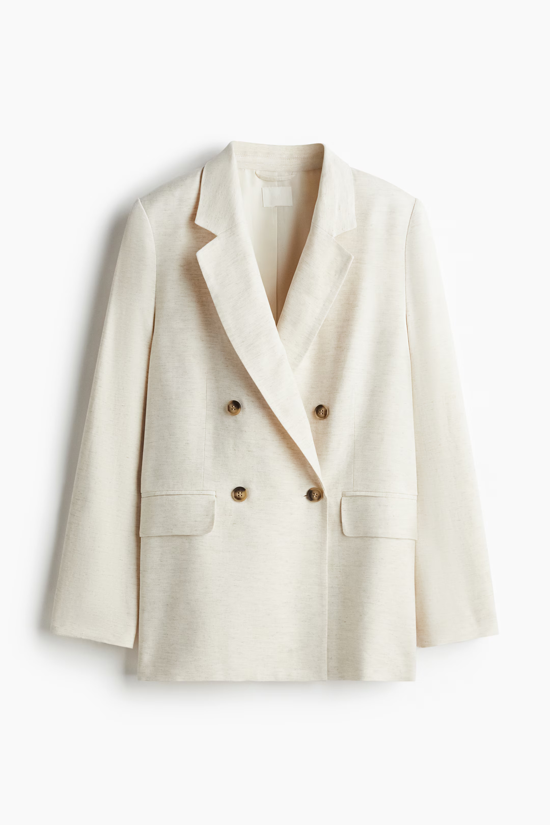 Blazer aus Leinenmix - Hellbeige - Ladies | H&M AT | H&M (DE, AT, CH, NL, FI)