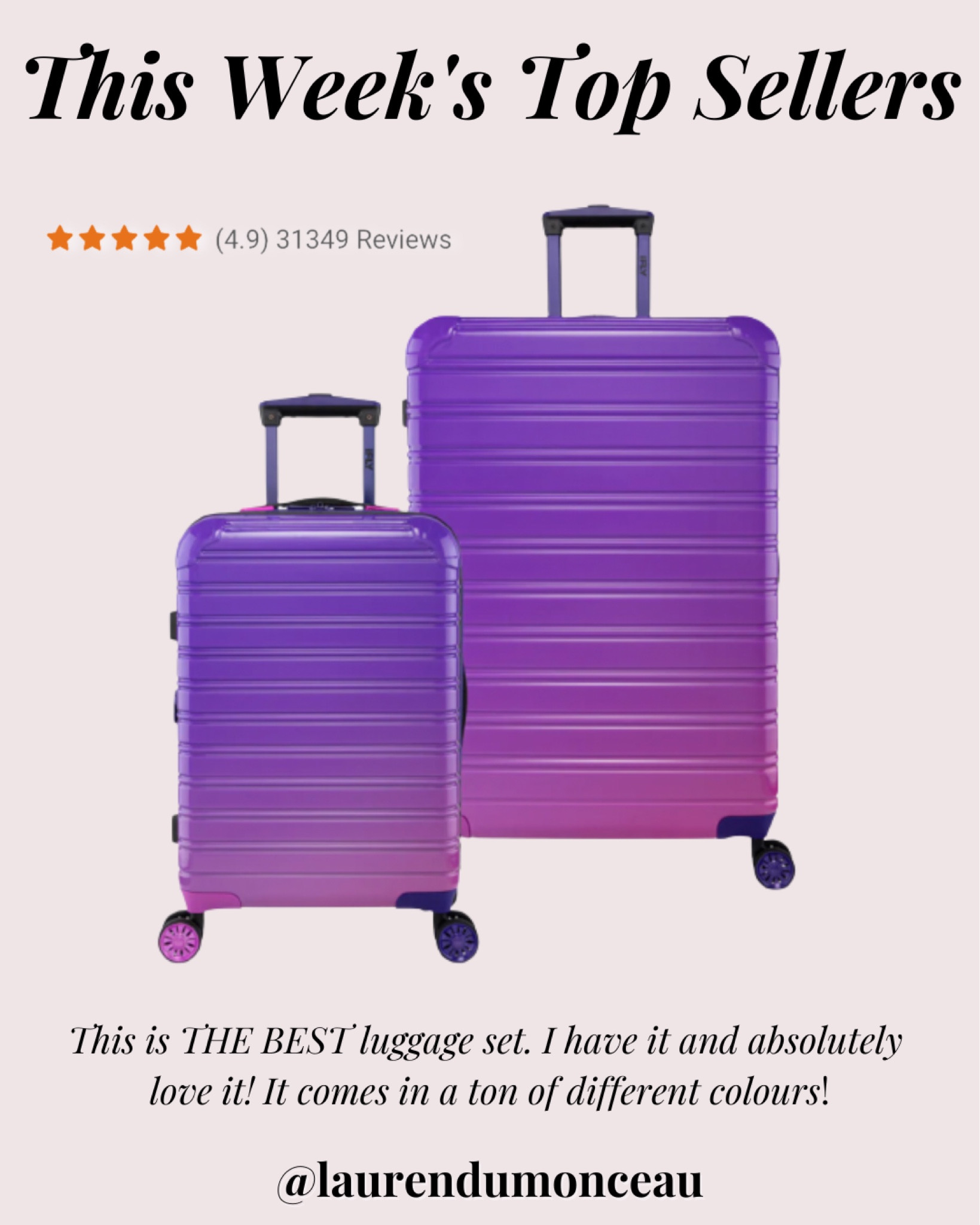Top Sellers April 2023 

Luggage, luggage set, carry on suitcase, carry on luggage, iFly luggage, Walmart, travel essentials, travel must haves 



#LTKtravel #LTKitbag #LTKunder100