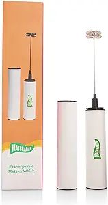 MATCHABAR Electric Matcha Whisk and Milk Frother | Handheld Matcha Green Tea Mixer and Blender | ... | Amazon (US)