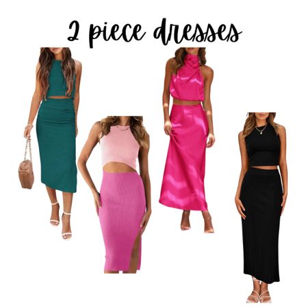 Two piece summer dresses from Amazon 

#LTKfindsunder50
