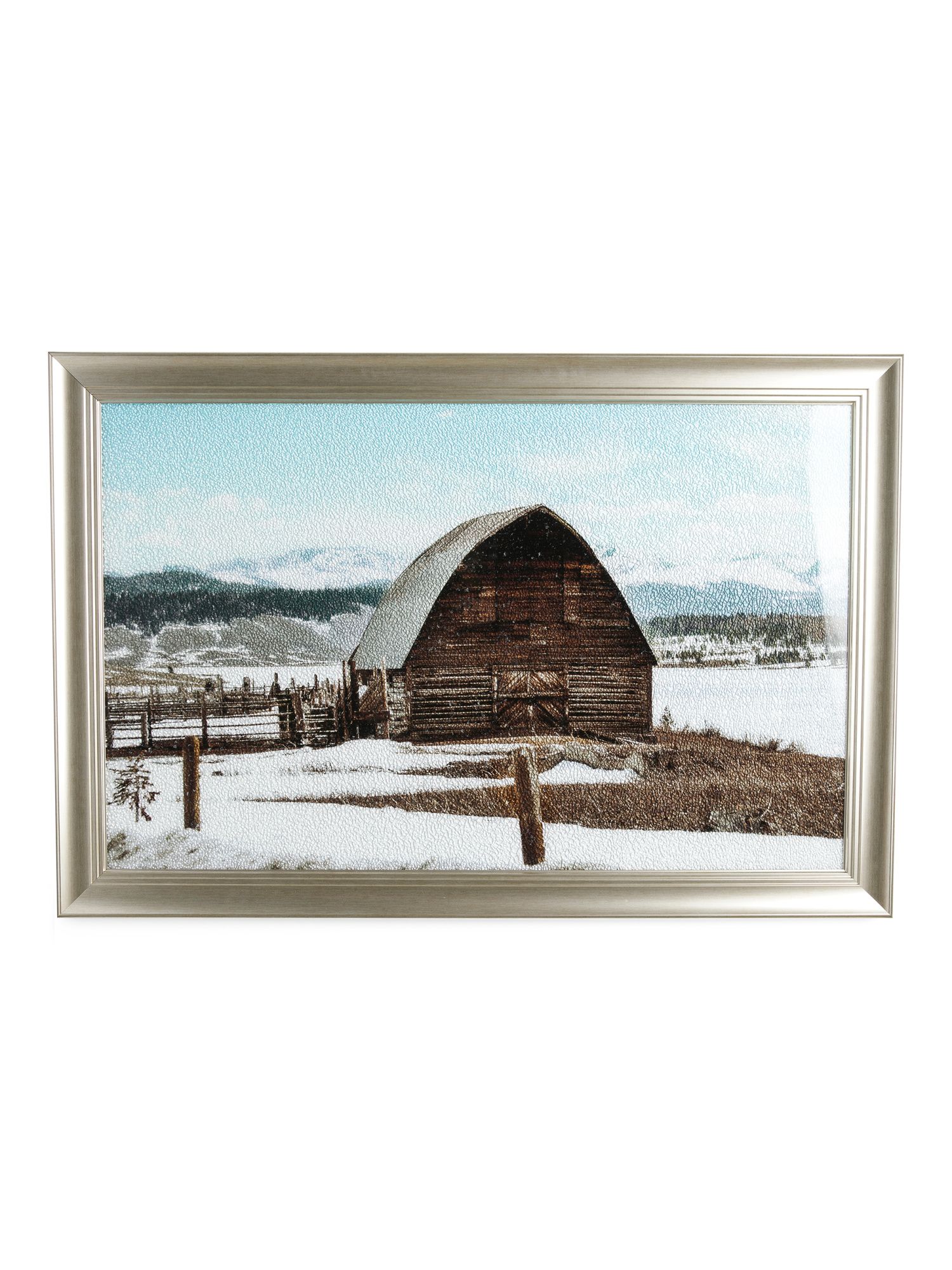 48x32 Winter Barn Wall Art | Home | Marshalls | Marshalls