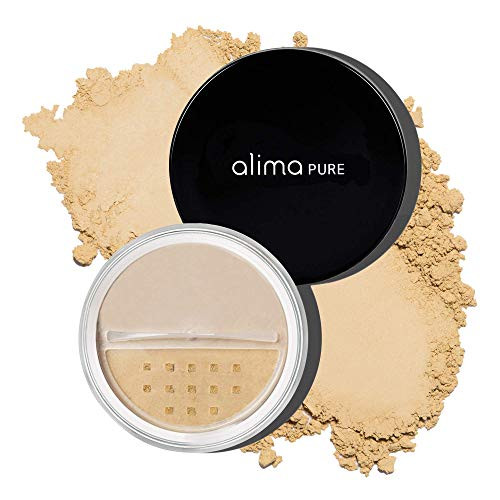 Alima Pure Satin Matte Foundation Loose Mineral Powder Foundation, Loose Powder Makeup Oil Free Talc Free Powder, Natural Makeup Mineral Foundation Full Coverage Natural Foundation Powder .15 oz/4.5g | Amazon (US)